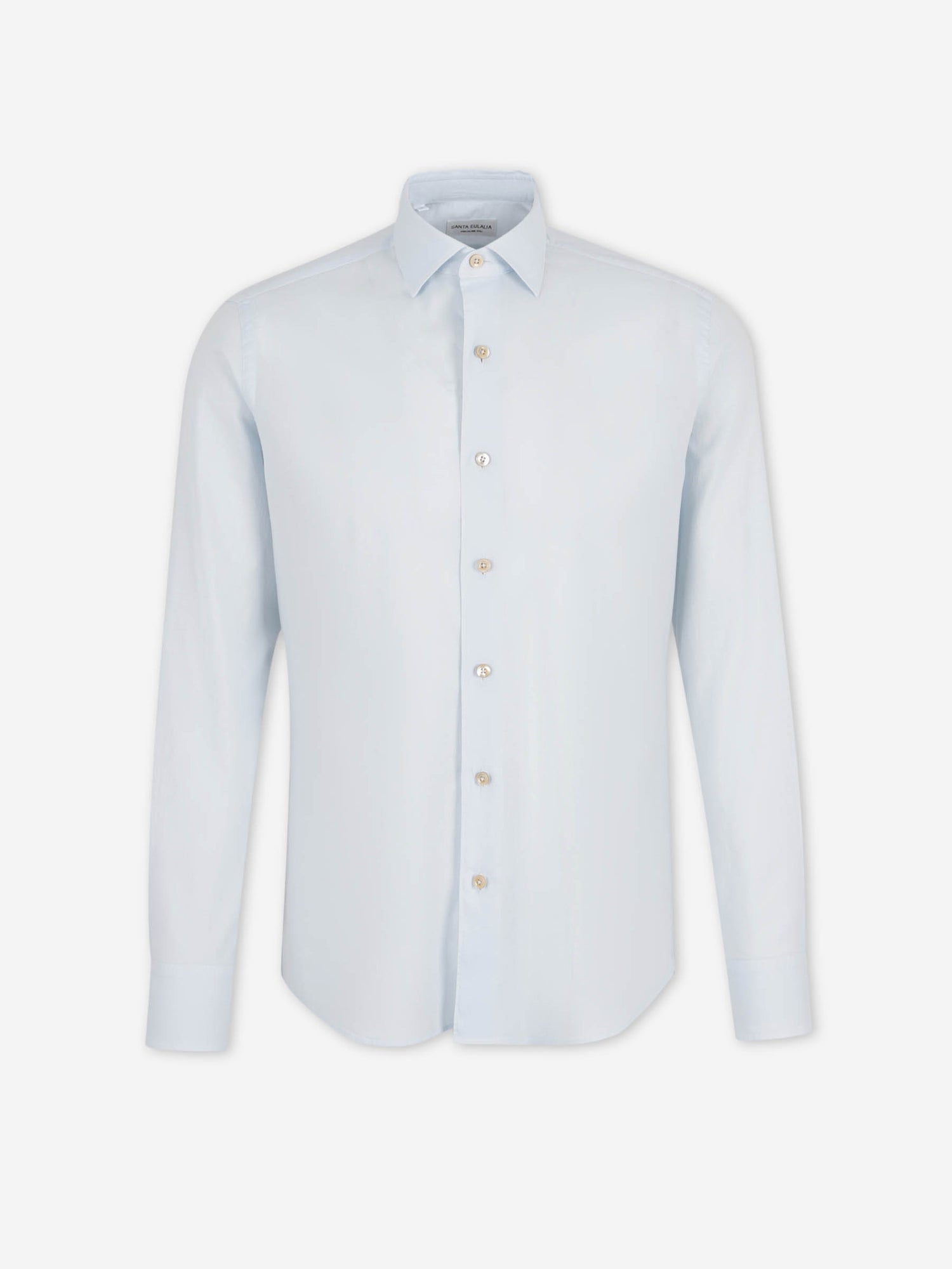 Santa Eulalia Hombre Barcelona Camisa Lisa Algodón color Azul Celeste sku 531-006716 04 - Foto 1
