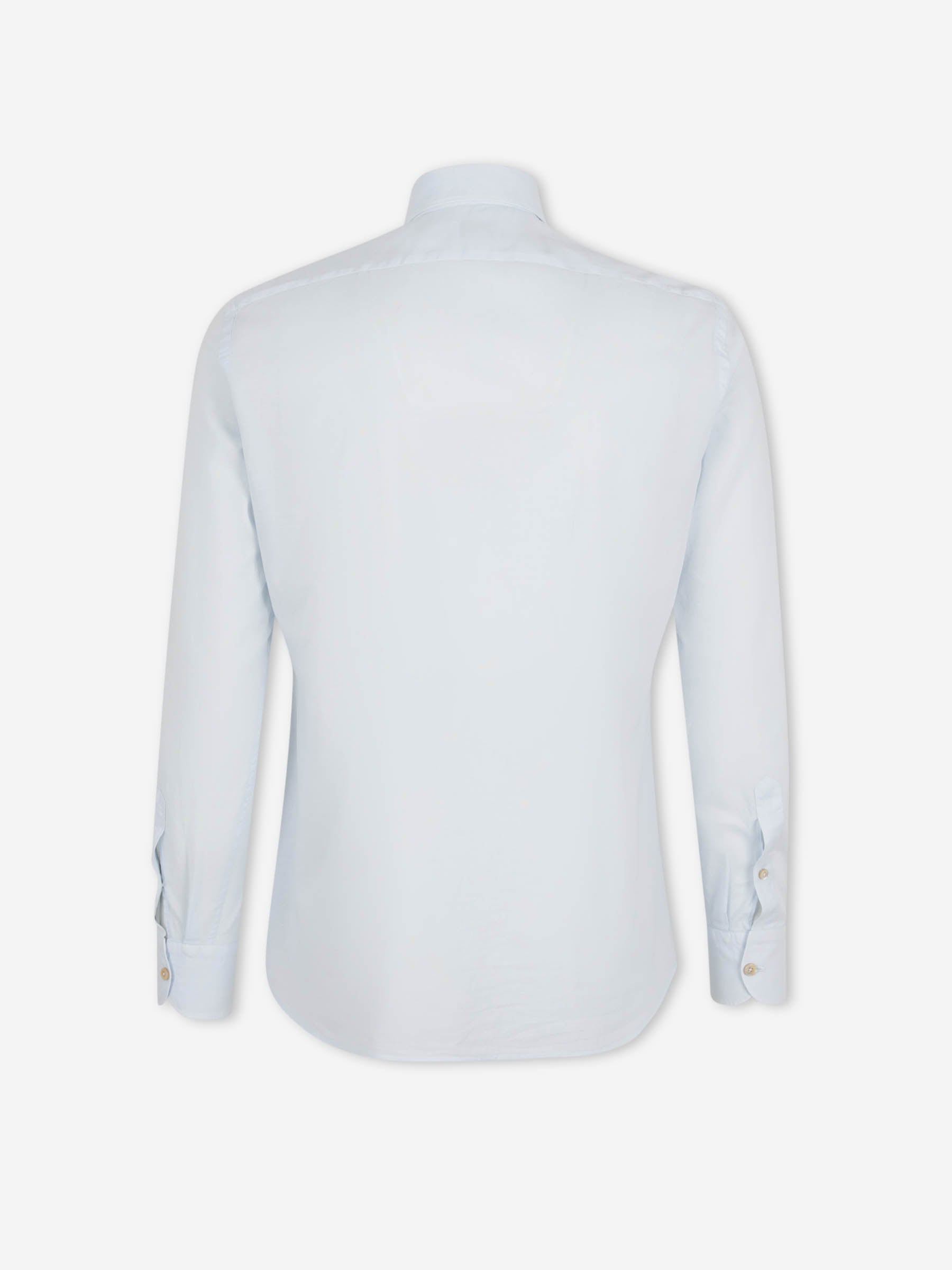 Santa Eulalia Hombre Barcelona Camisa Lisa Algodón color Azul Celeste sku 531-006716 04 - Foto 2