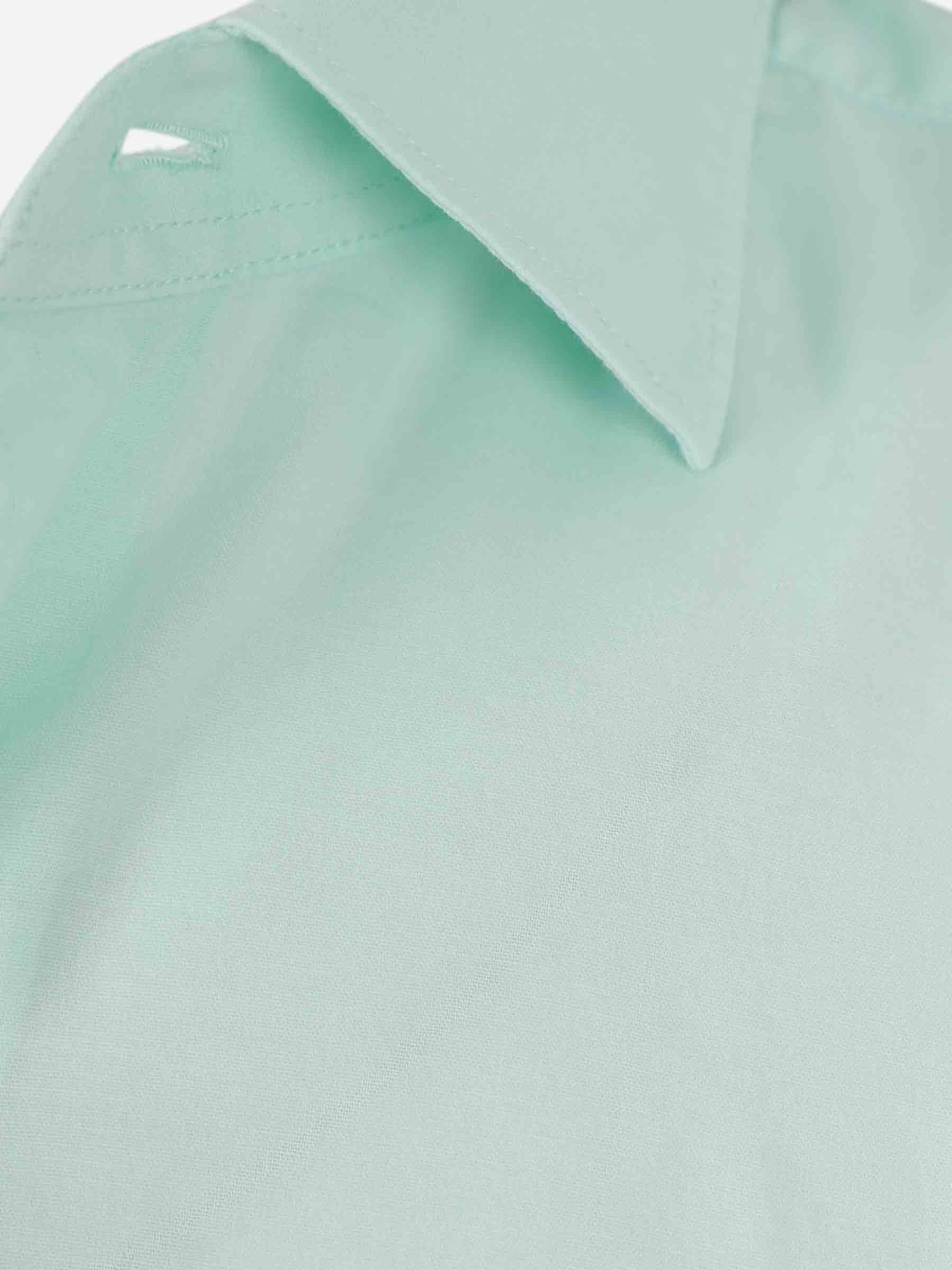 Santa Eulalia Hombre Barcelona Camisa Lisa Algodón color Verde Menta sku 531-006716 05 - Foto 3