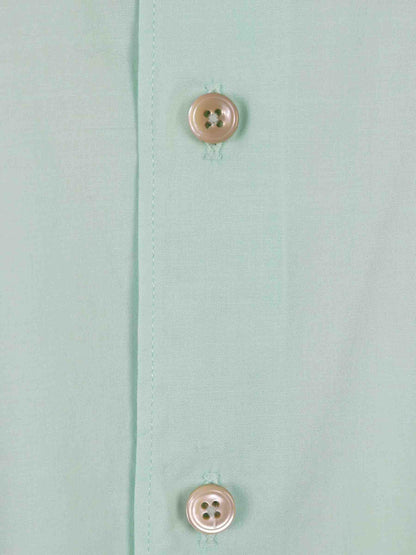 Santa Eulalia Hombre Barcelona Camisa Lisa Algodón color Verde Menta sku 531-006716 05 - Foto 4