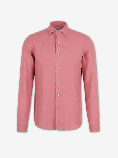 Outlet online Santa Eulalia Hombre Camisa Lino color Coral sku 531-006718 01 - Foto 1