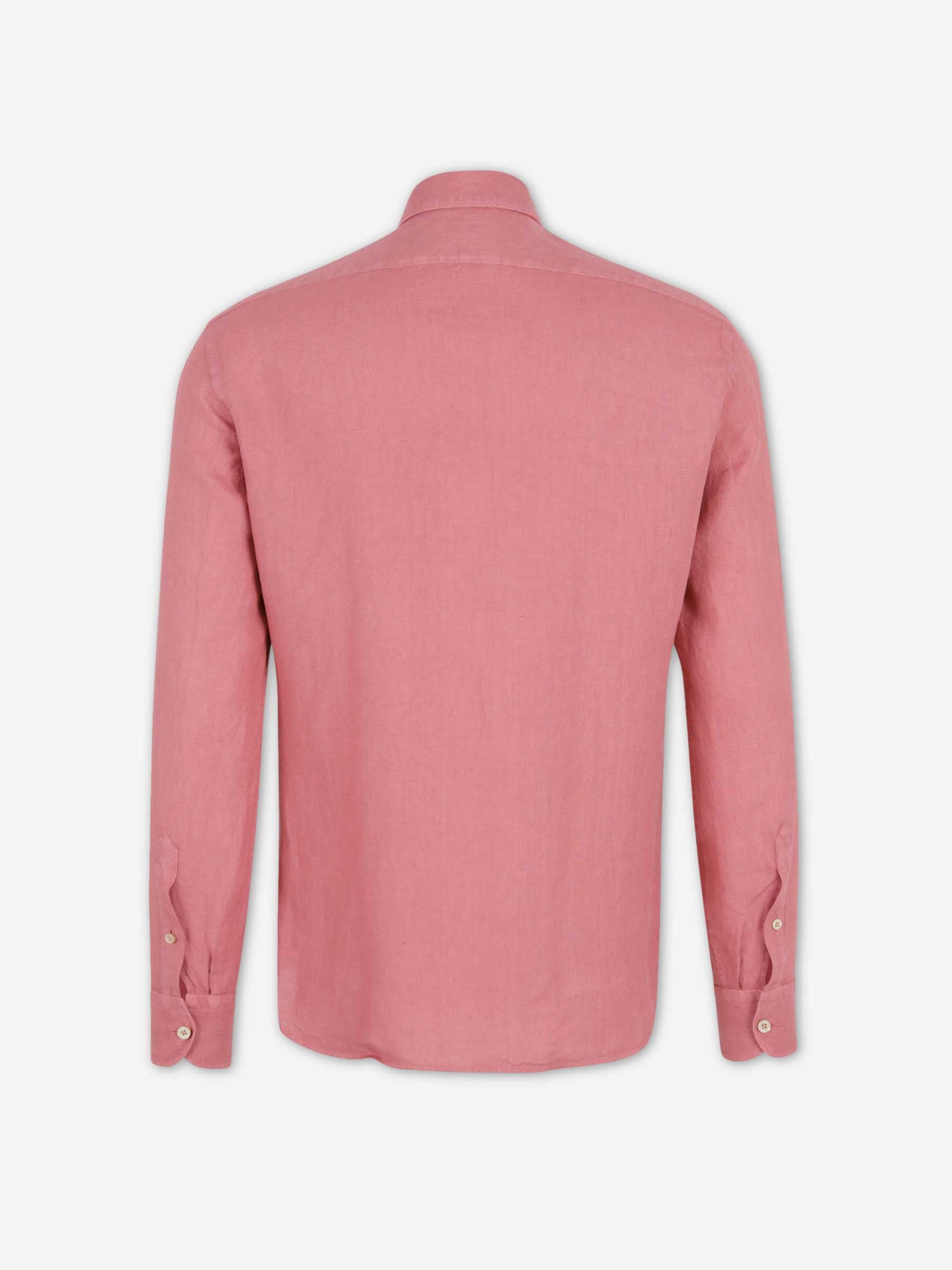 Outlet online Santa Eulalia Hombre Camisa Lino color Coral sku 531-006718 01 - Foto 2