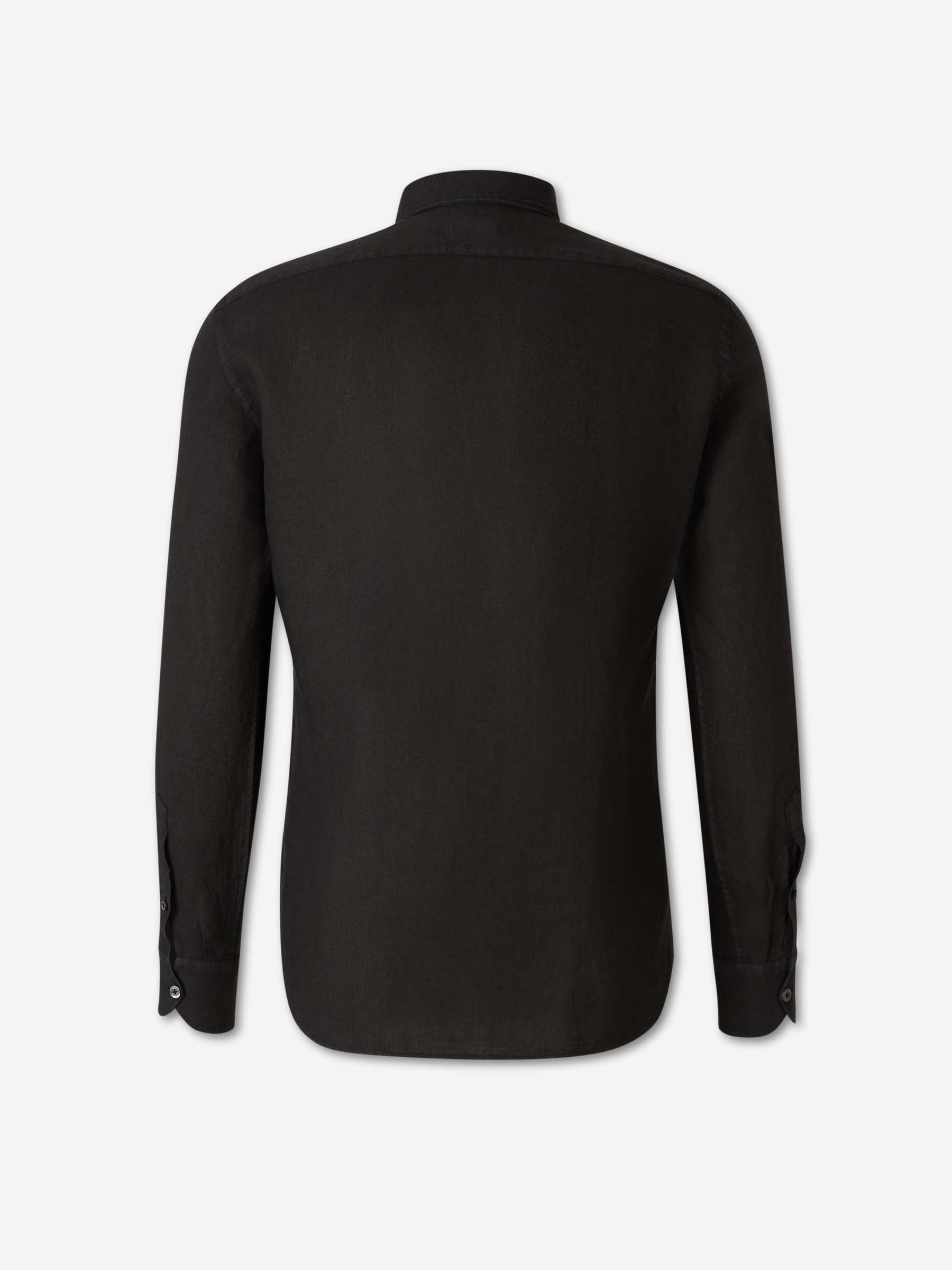 Outlet online Santa Eulalia Hombre Camisa Manga Larga color Negro sku 531-006718 03 - Foto 2