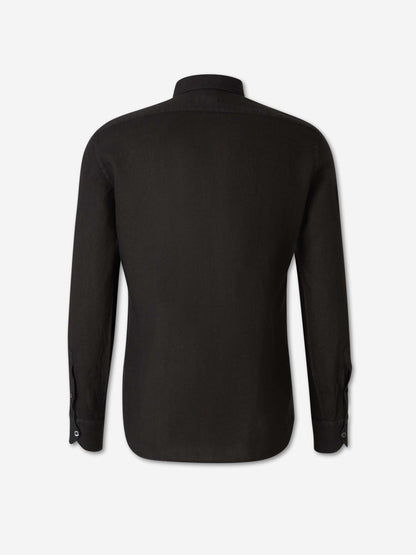 Outlet online Santa Eulalia Hombre Camisa Manga Larga color Negro sku 531-006718 03 - Foto 2