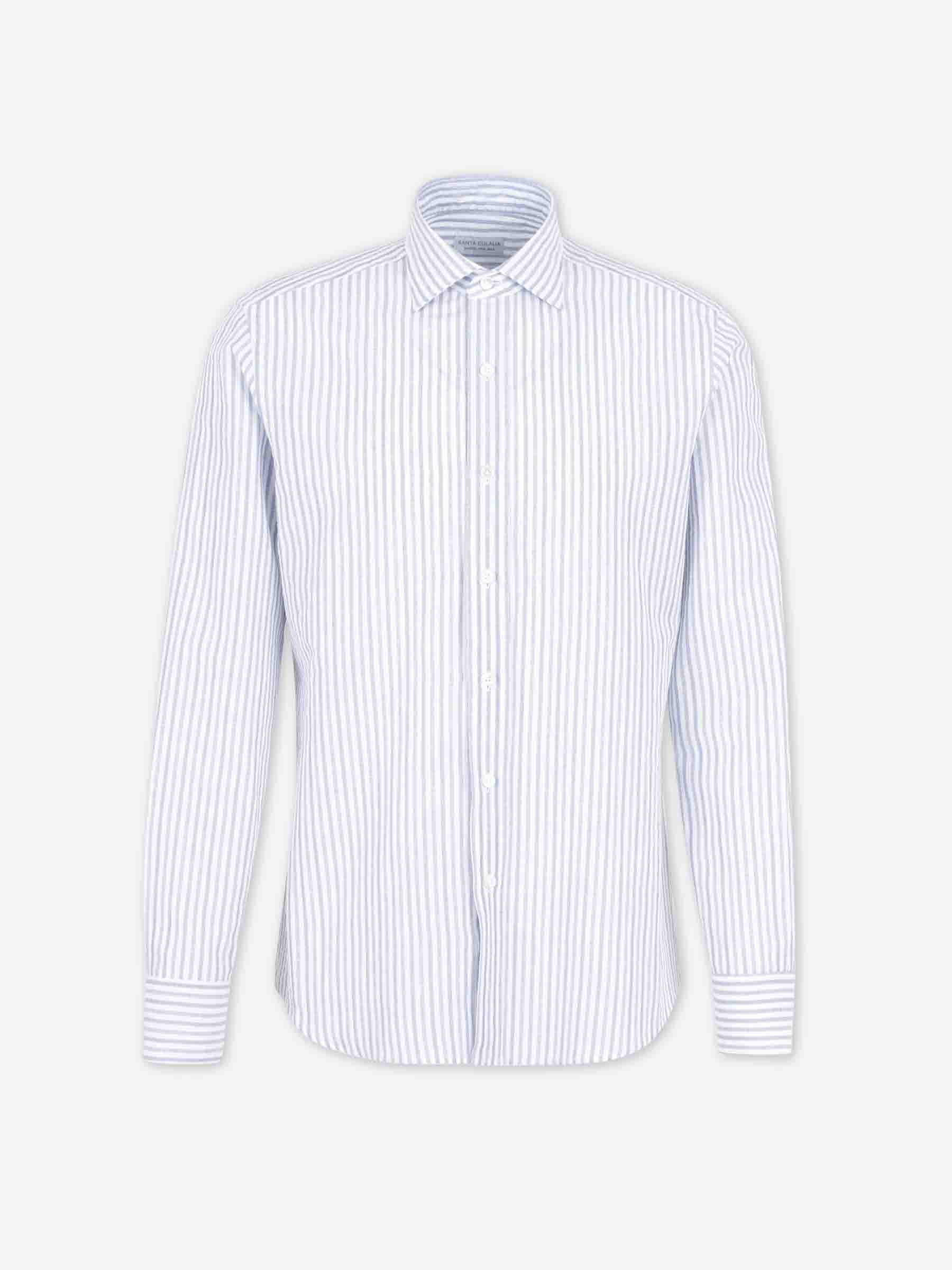 Outlet online Santa Eulalia Hombre Camisa Listada color Azul sku 531-006719 02 - Foto 1
