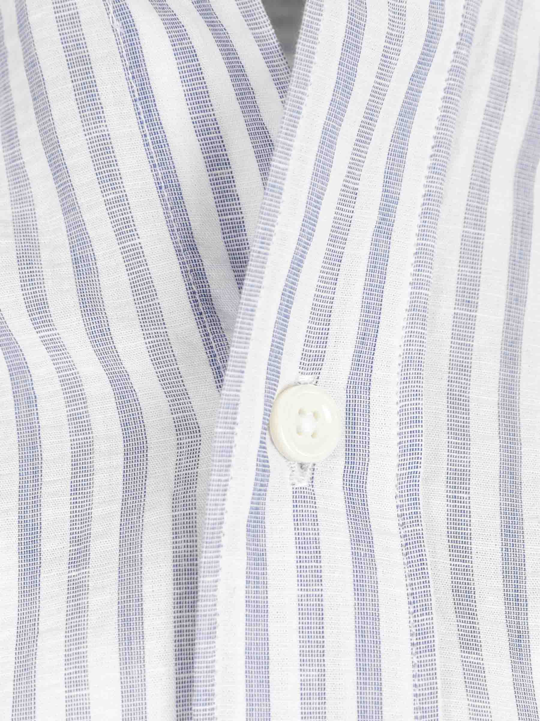 Outlet online Santa Eulalia Hombre Camisa Listada color Azul sku 531-006719 02 - Foto 3