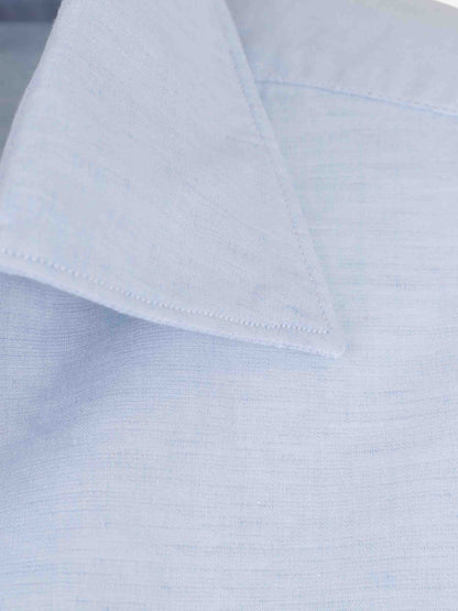 Santa Eulalia Hombre Barcelona Camisa Lisa color Azul Celeste sku 531-006720 02 - Foto 3