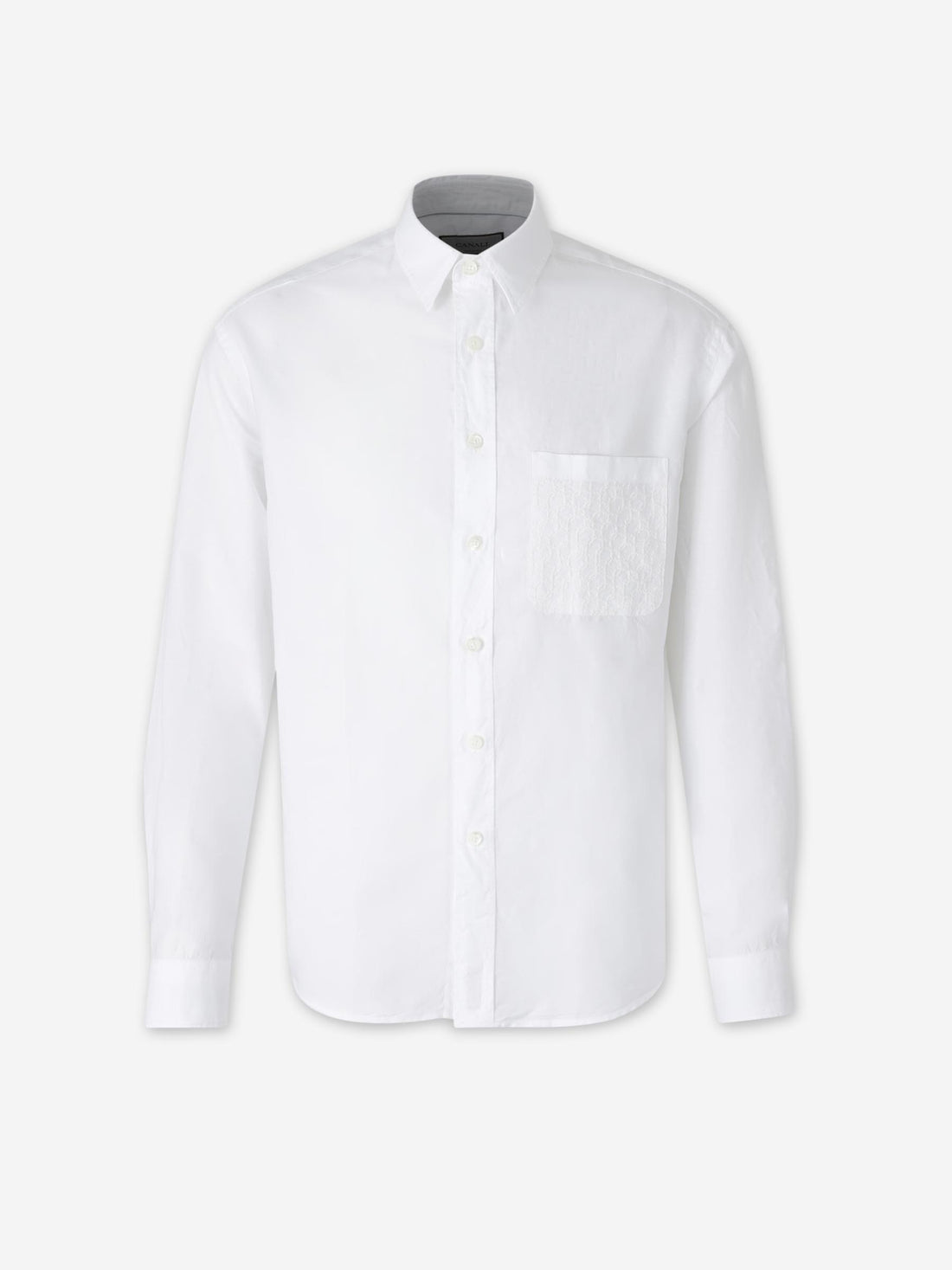 Canali Hombre Barcelona Camisa Casual Bordada color Blanco sku 531-006746 01 - Foto 1