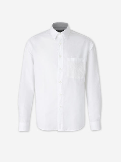 Canali Hombre Barcelona Camisa Casual Bordada color Blanco sku 531-006746 01 - Foto 1