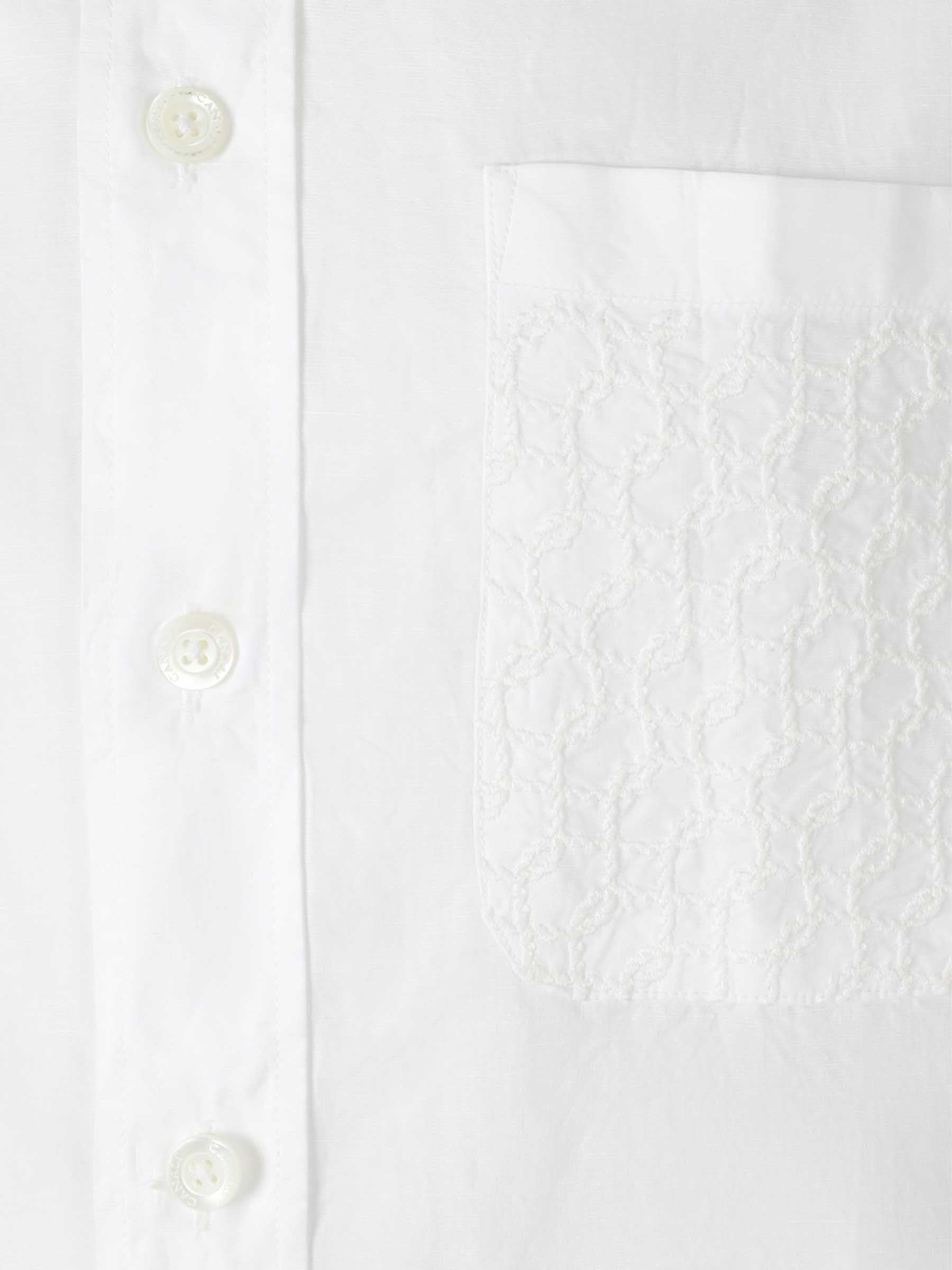 Canali Hombre Barcelona Camisa Casual Bordada color Blanco sku 531-006746 01 - Foto 3