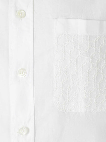 Canali Hombre Barcelona Camisa Casual Bordada color Blanco sku 531-006746 01 - Foto 3