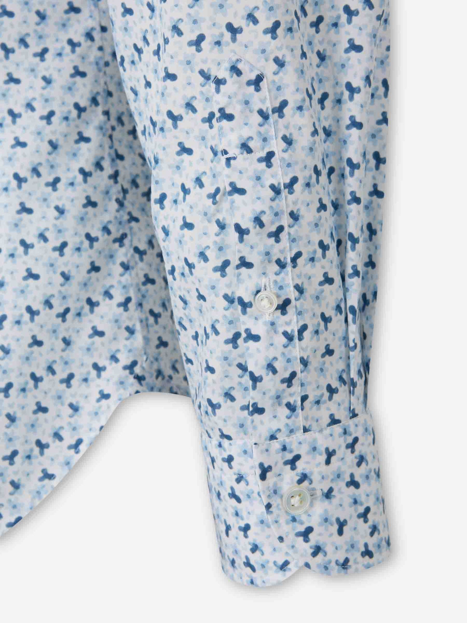 Vincenzo di Ruggiero Hombre Barcelona Camisa Estampada Algodón color Azul Celeste sku 531-006758 01 - Foto 4