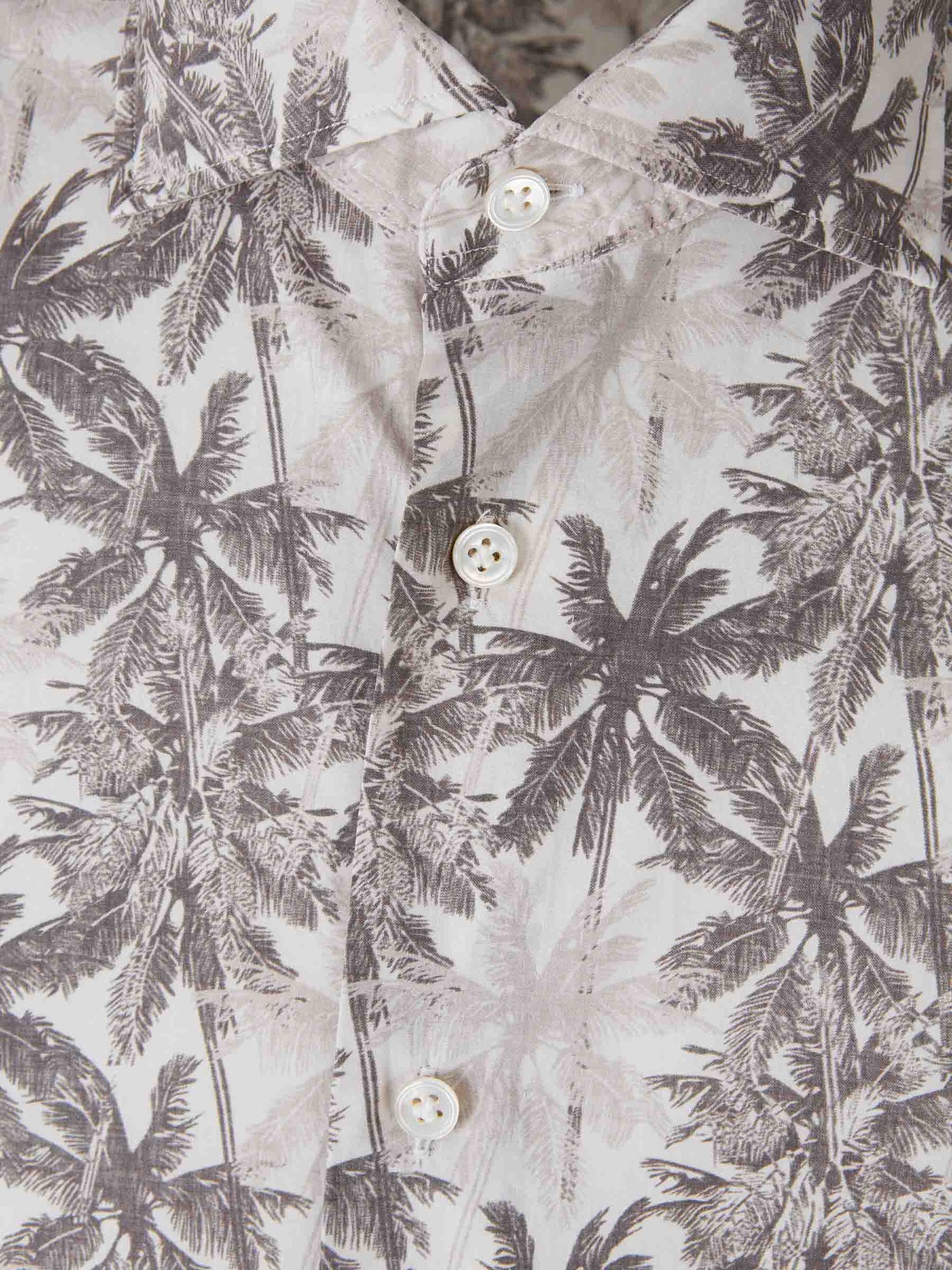 Vincenzo di Ruggiero Hombre Barcelona Camisa Estampada Algodón color Verde Militar sku 531-006759 01 - Foto 3