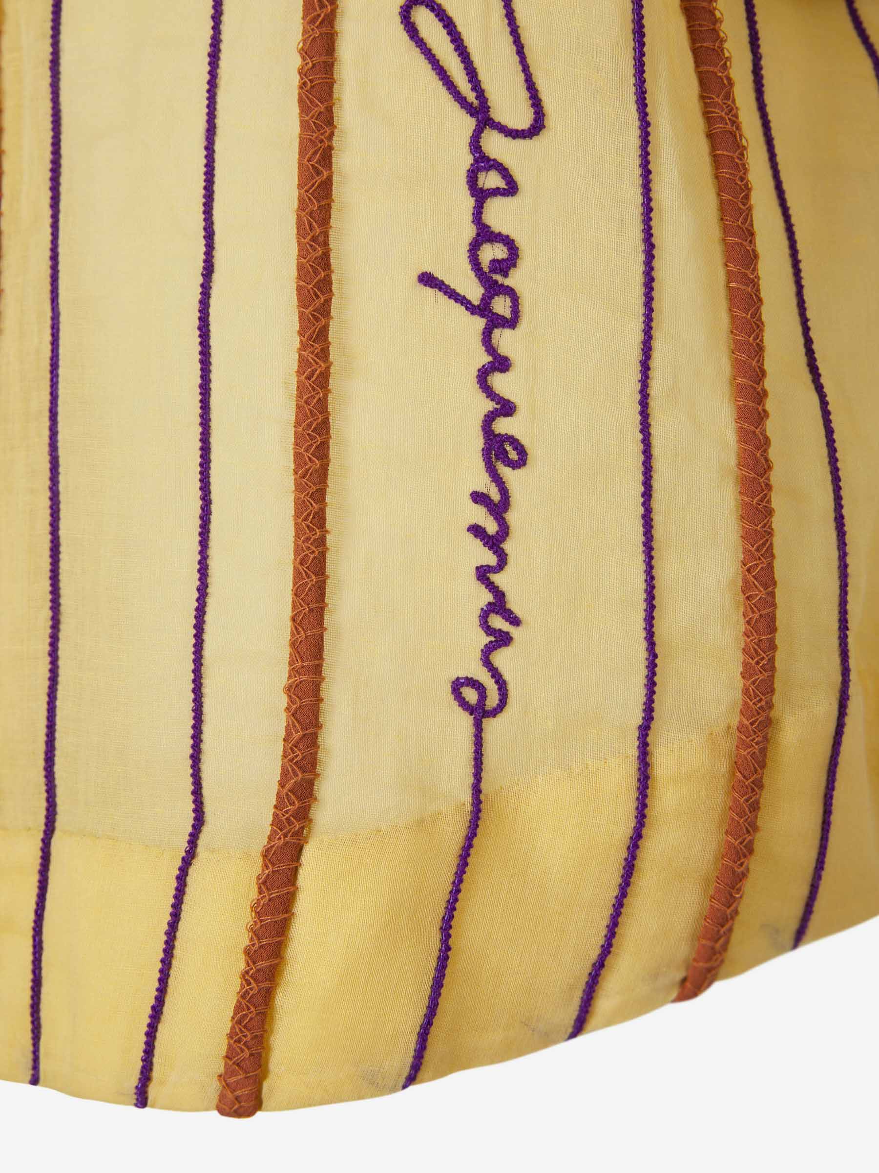 Outlet online Jacquemus Hombre Camisa Motivo Rayas Relieve color Amarillo sku 532-000460 01 - Foto 4