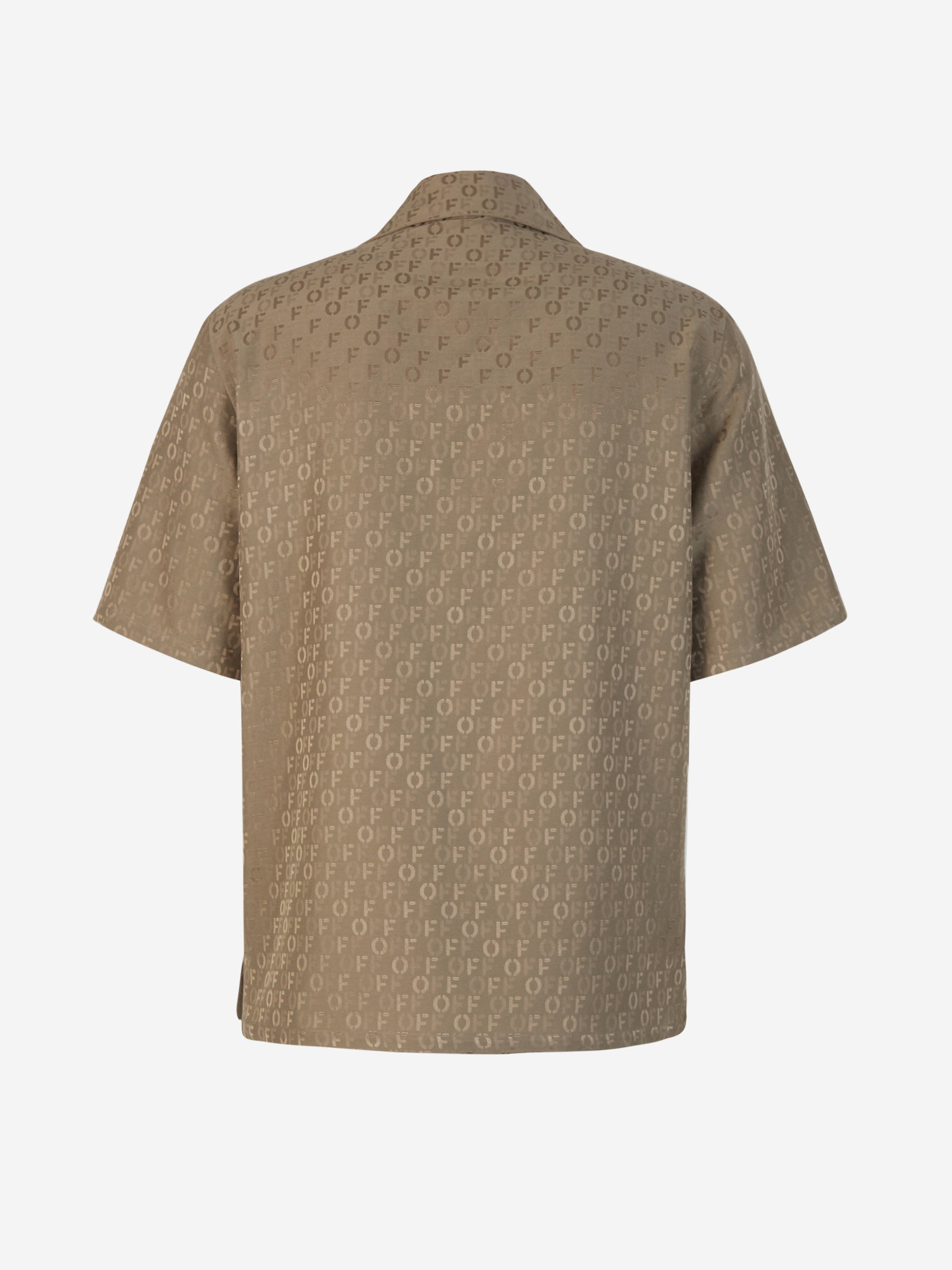 Outlet online Off-White Hombre Camisa Seda Y Algodón color Negro sku 532-000499 01 - Foto 6
