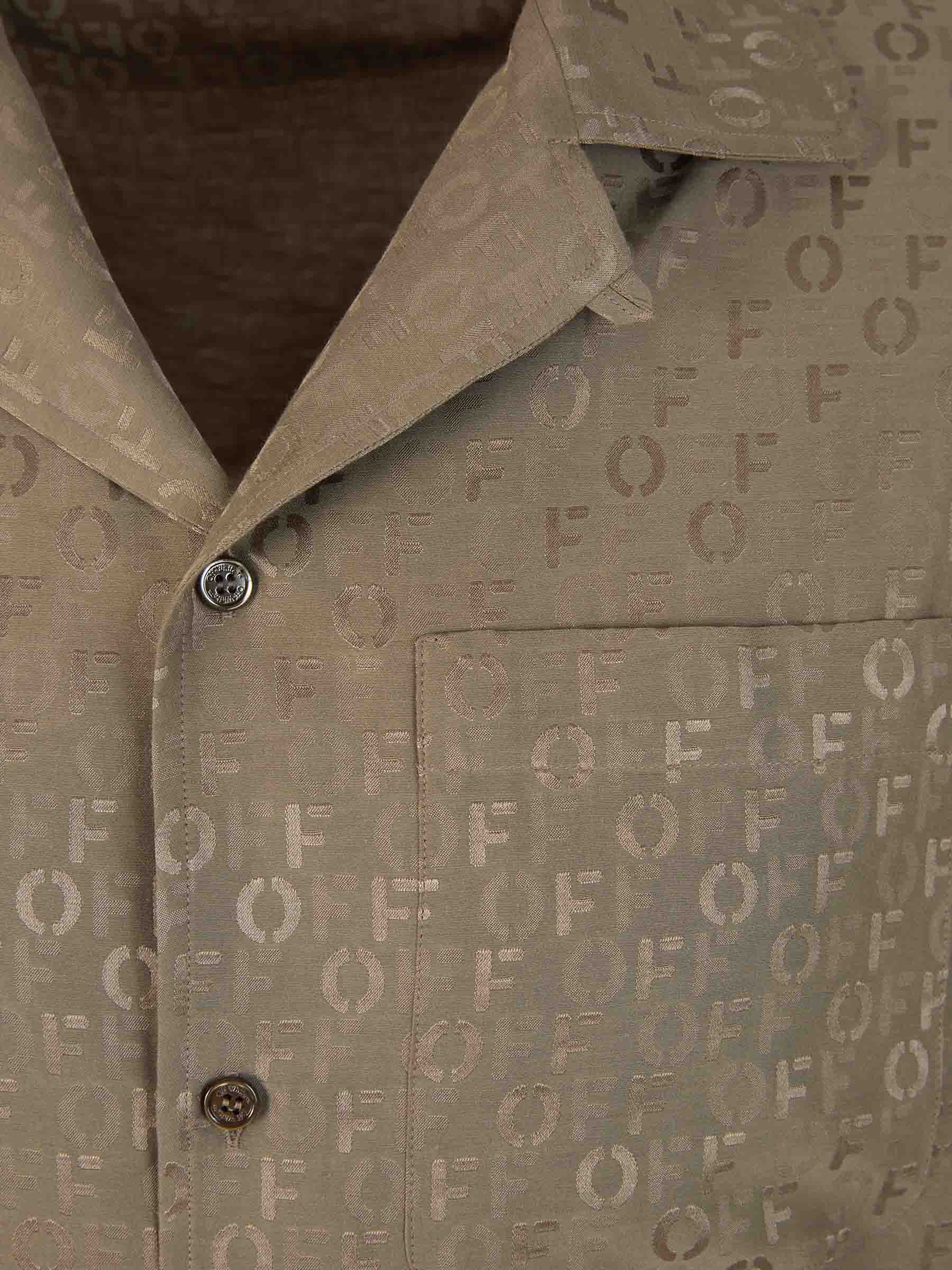 Outlet online Off-White Hombre Camisa Seda Y Algodón color Negro sku 532-000499 01 - Foto 7