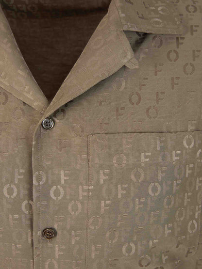 Outlet online Off-White Hombre Camisa Seda Y Algodón color Negro sku 532-000499 01 - Foto 7
