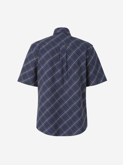 Outlet online Burberry Hombre Camisa Motivo Cuadros color Azul Cobalto sku 532-000614 01 - Foto 2