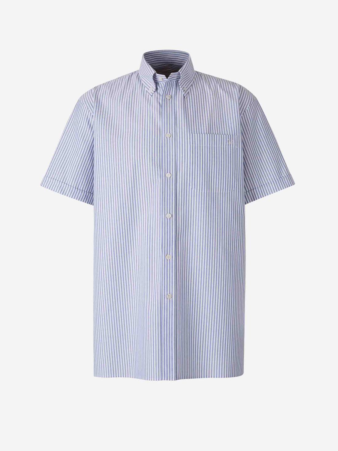 Valentino Hombre Barcelona Camisa Rayas Algodón color Azul sku 532-000626 01 - Foto 1