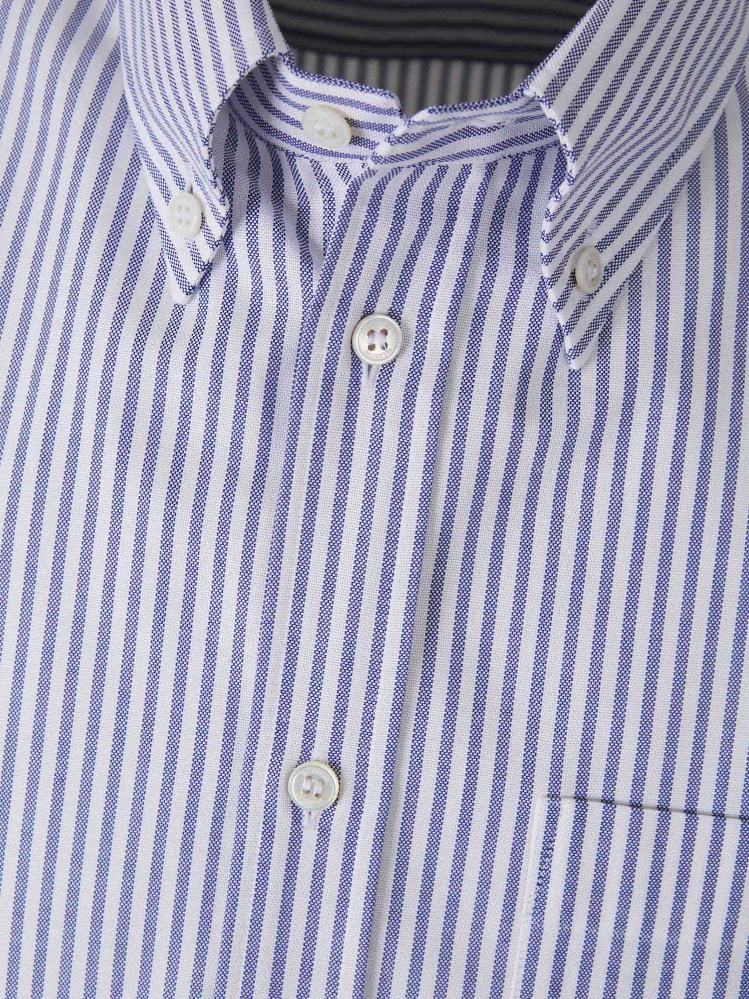 Valentino Hombre Barcelona Camisa Rayas Algodón color Azul sku 532-000626 01 - Foto 3