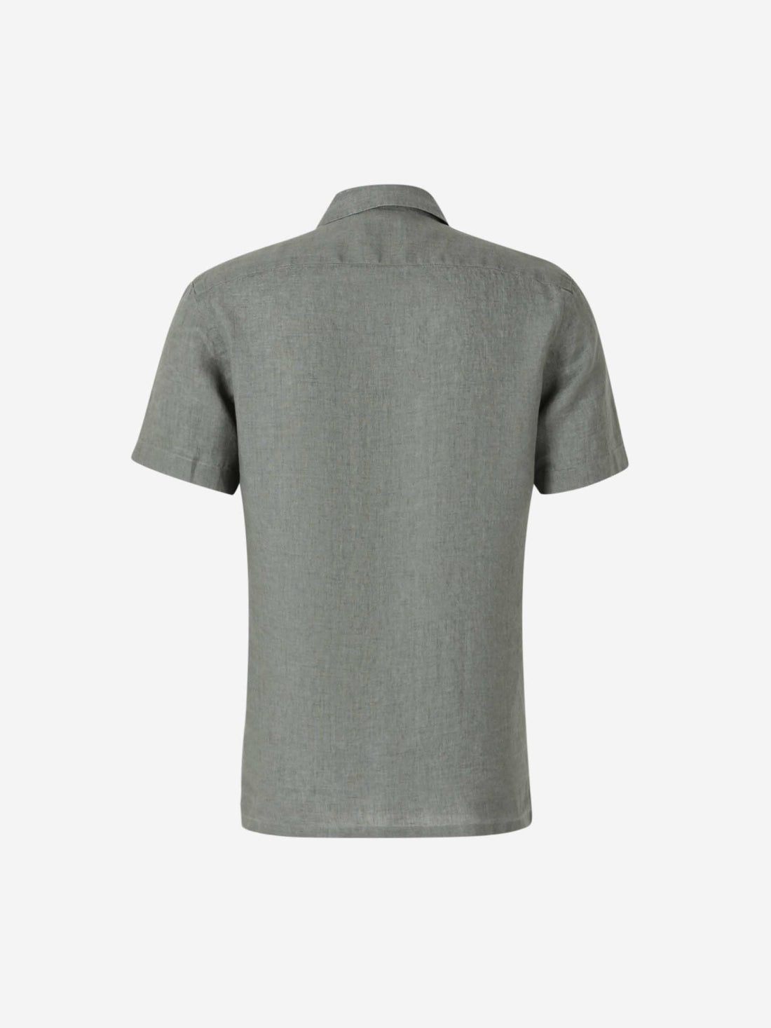 Santa Eulalia Hombre Barcelona Camisa Lisa Lino color Verde Oscuro sku 532-000632 01 - Foto 2
