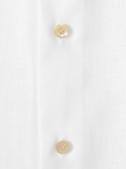 Santa Eulalia Hombre Barcelona Camisa Lisa Lino color Blanco sku 532-000634 01 - Foto 4