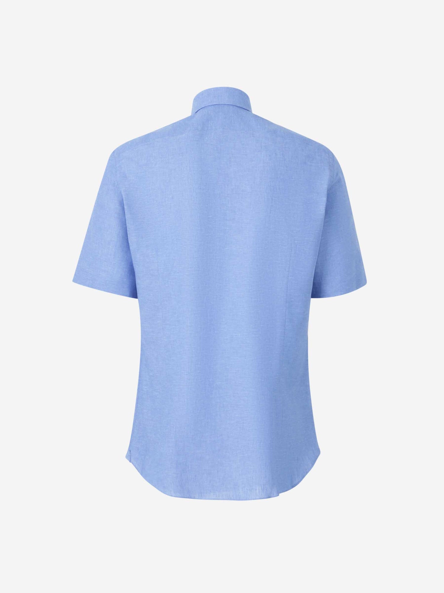Santa Eulalia Hombre Barcelona Camisa Lisa Lino color Azul sku 532-000634 02 - Foto 2