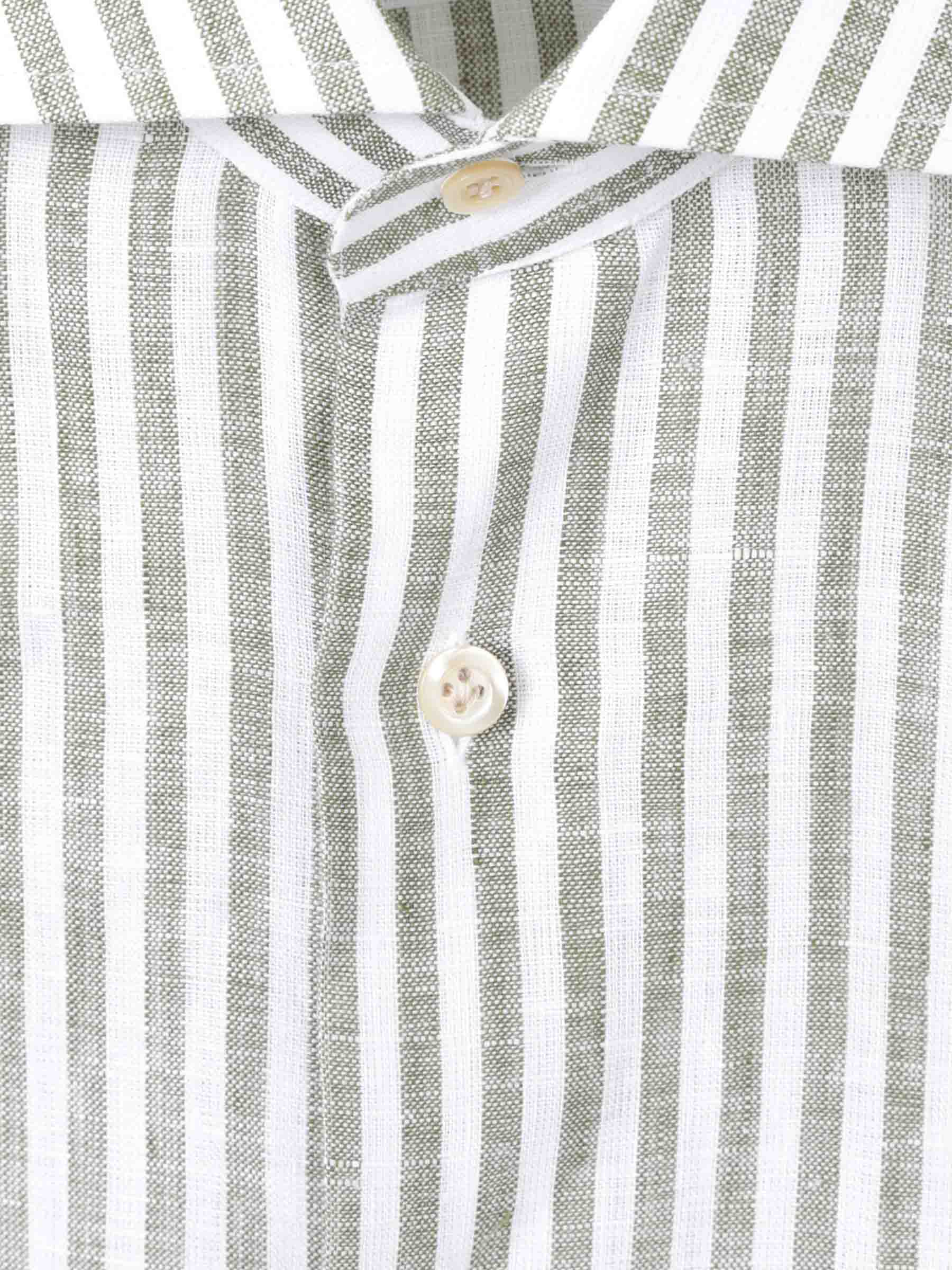 Santa Eulalia Hombre Barcelona Camisa Motivo Rayas color Verde sku 532-000635 01 - Foto 4