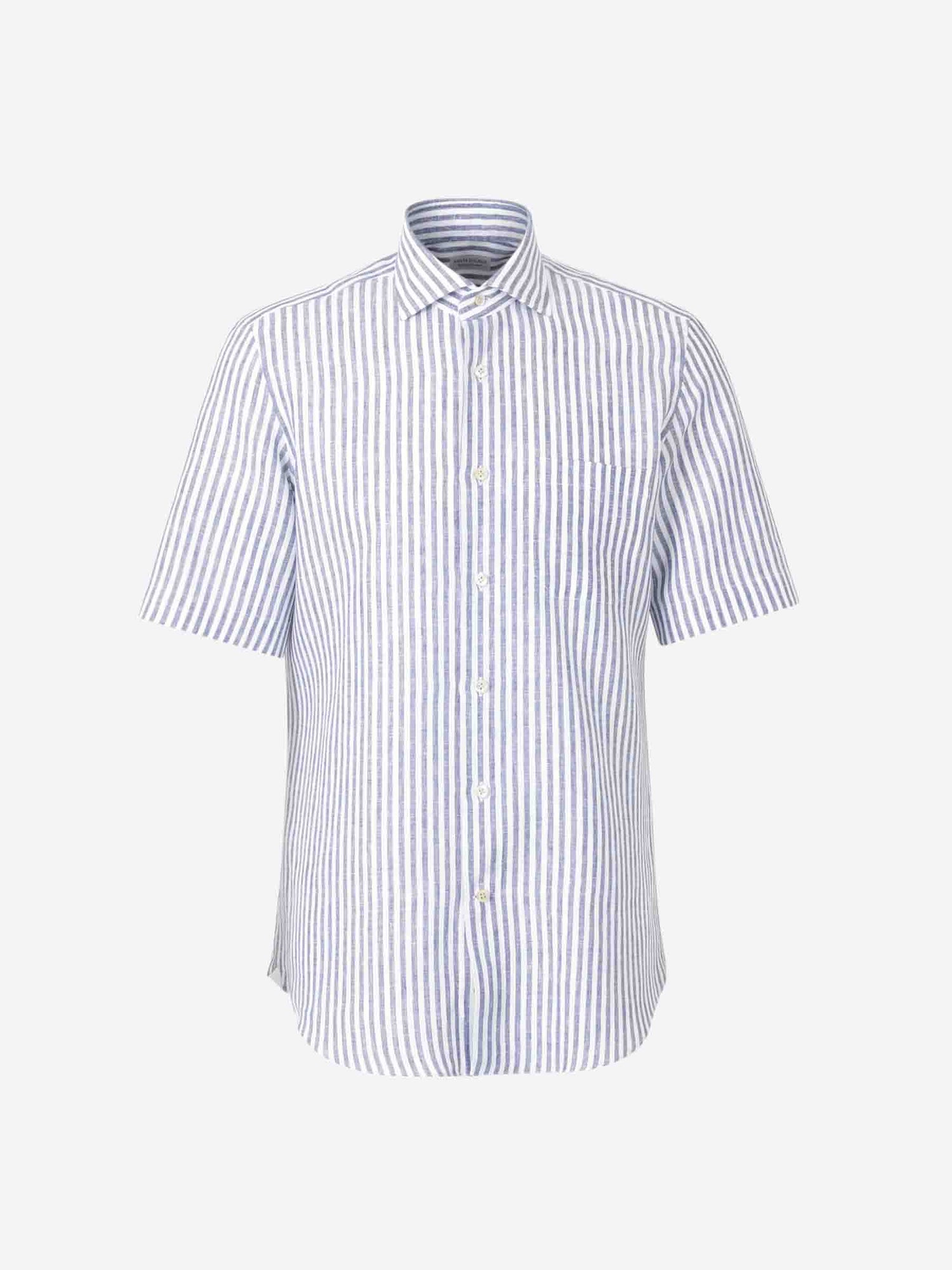Santa Eulalia Hombre Barcelona Camisa Motivo Rayas color Azul Cobalto sku 532-000635 02 - Foto 1