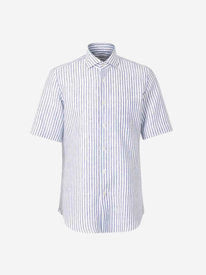 Santa Eulalia Hombre Barcelona Camisa Motivo Rayas color Azul Cobalto sku 532-000635 02 - Foto 1
