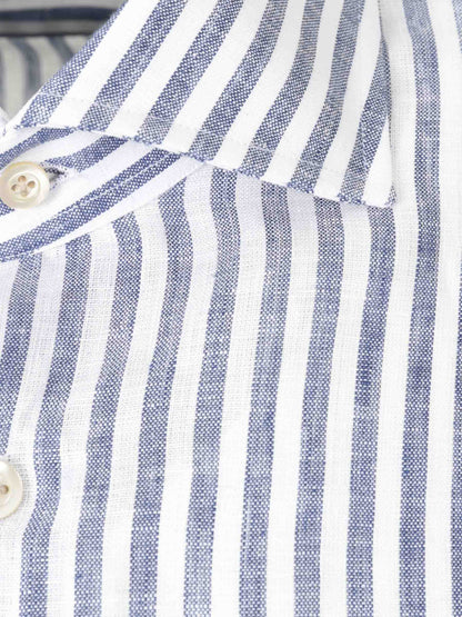 Santa Eulalia Hombre Barcelona Camisa Motivo Rayas color Azul Cobalto sku 532-000635 02 - Foto 3