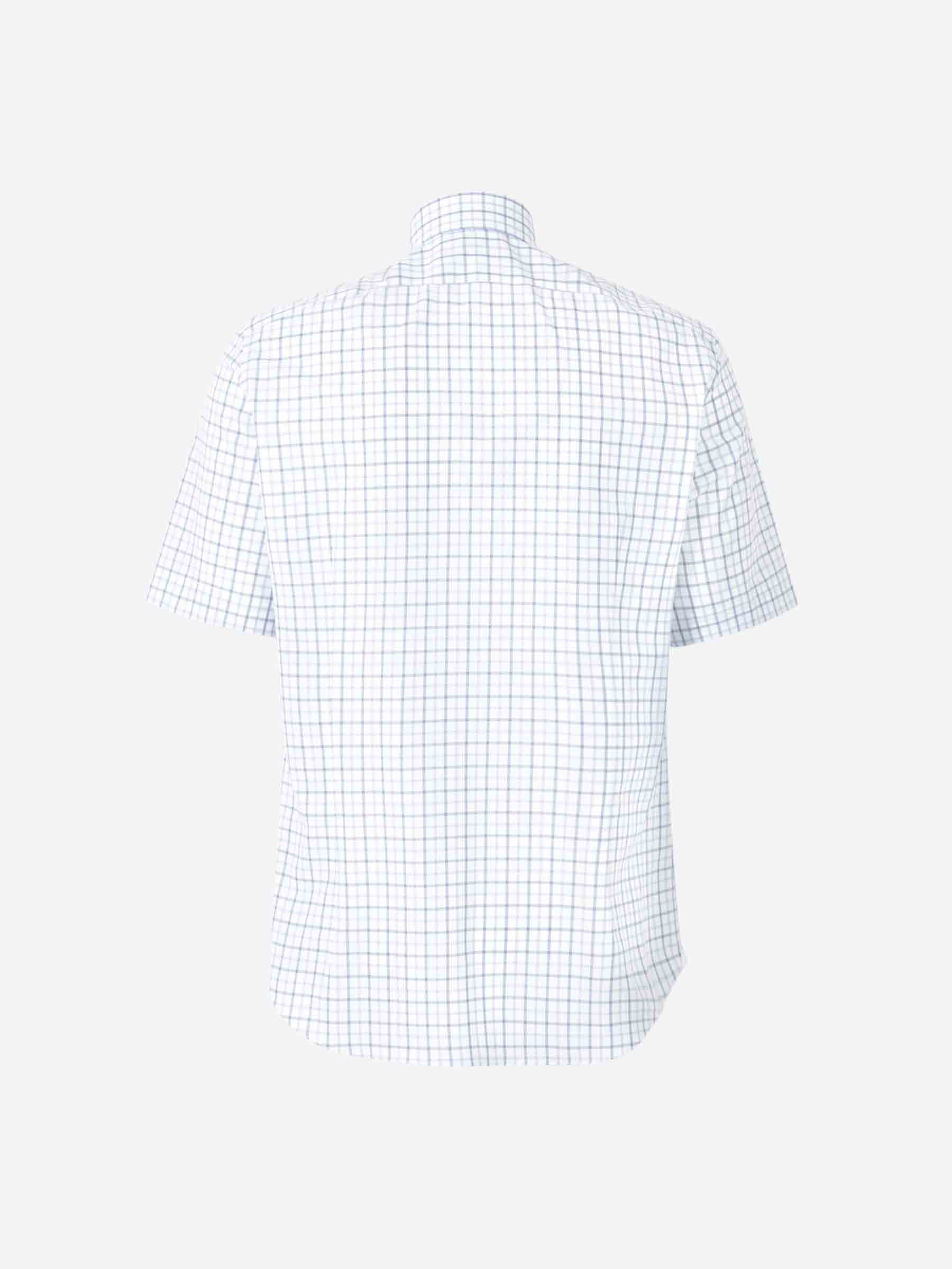 Outlet online Santa Eulalia Hombre Camisa Motivo Cuadros color Azul sku 532-000636 01 - Foto 2