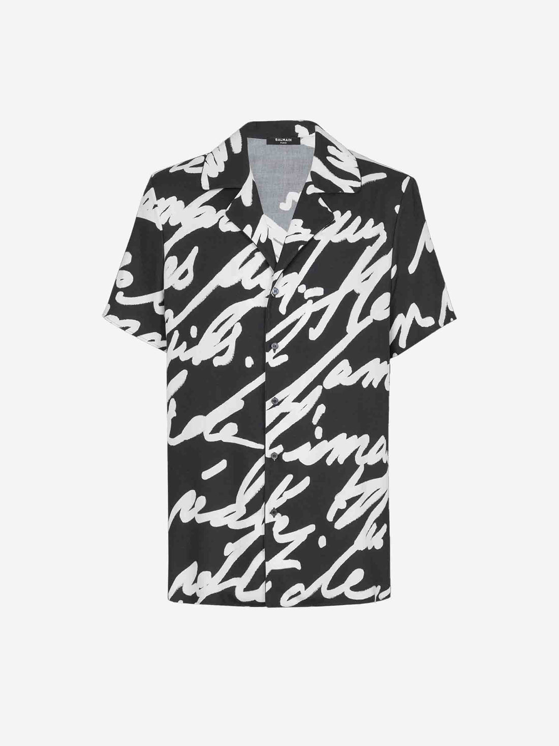 Balmain Hombre Barcelona Camisa Estampado Sarga color Negro sku 532-000637 01 - Foto 1