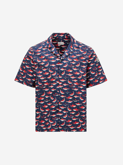 Moncler Hombre Barcelona Camisa Estampado Algodón color Multicolor sku 532-000644 01 - Foto 1