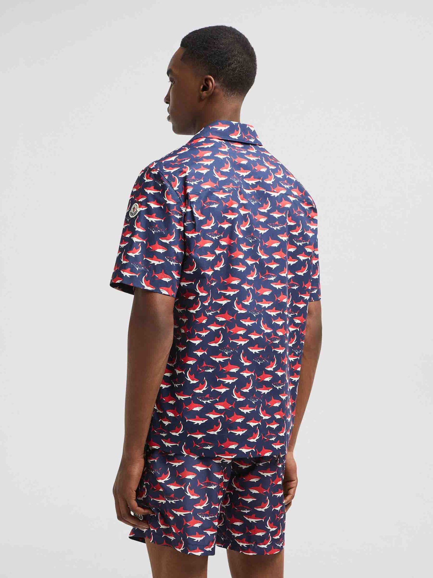 Moncler Hombre Barcelona Camisa Estampado Algodón color Multicolor sku 532-000644 01 - Foto 4