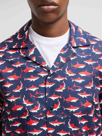 Moncler Hombre Barcelona Camisa Estampado Algodón color Multicolor sku 532-000644 01 - Foto 5