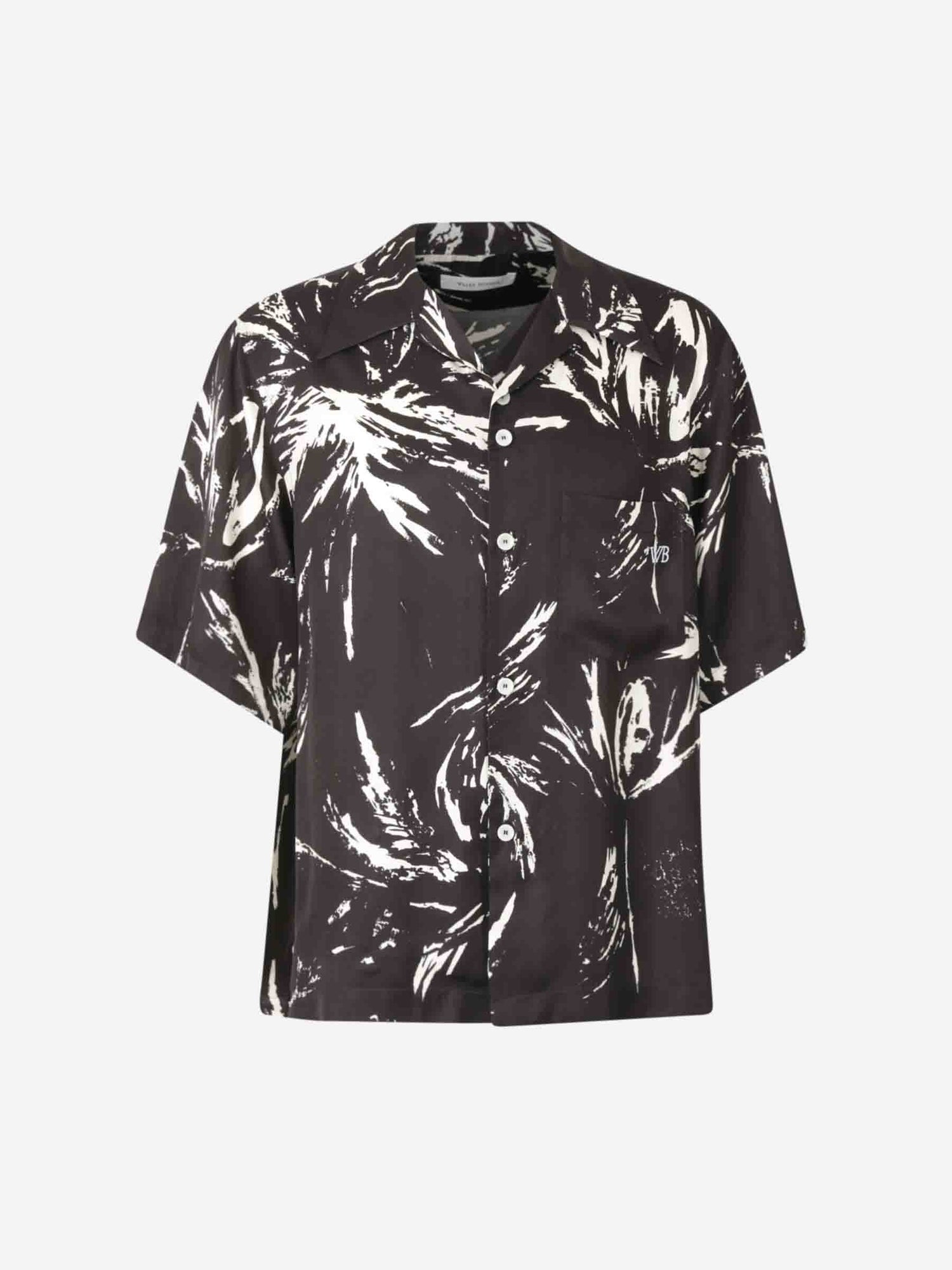 Wales Bonner Hombre Barcelona Camisa Bolos Highlife color Blanco Y Negro sku 532-000657 01 - Foto 1