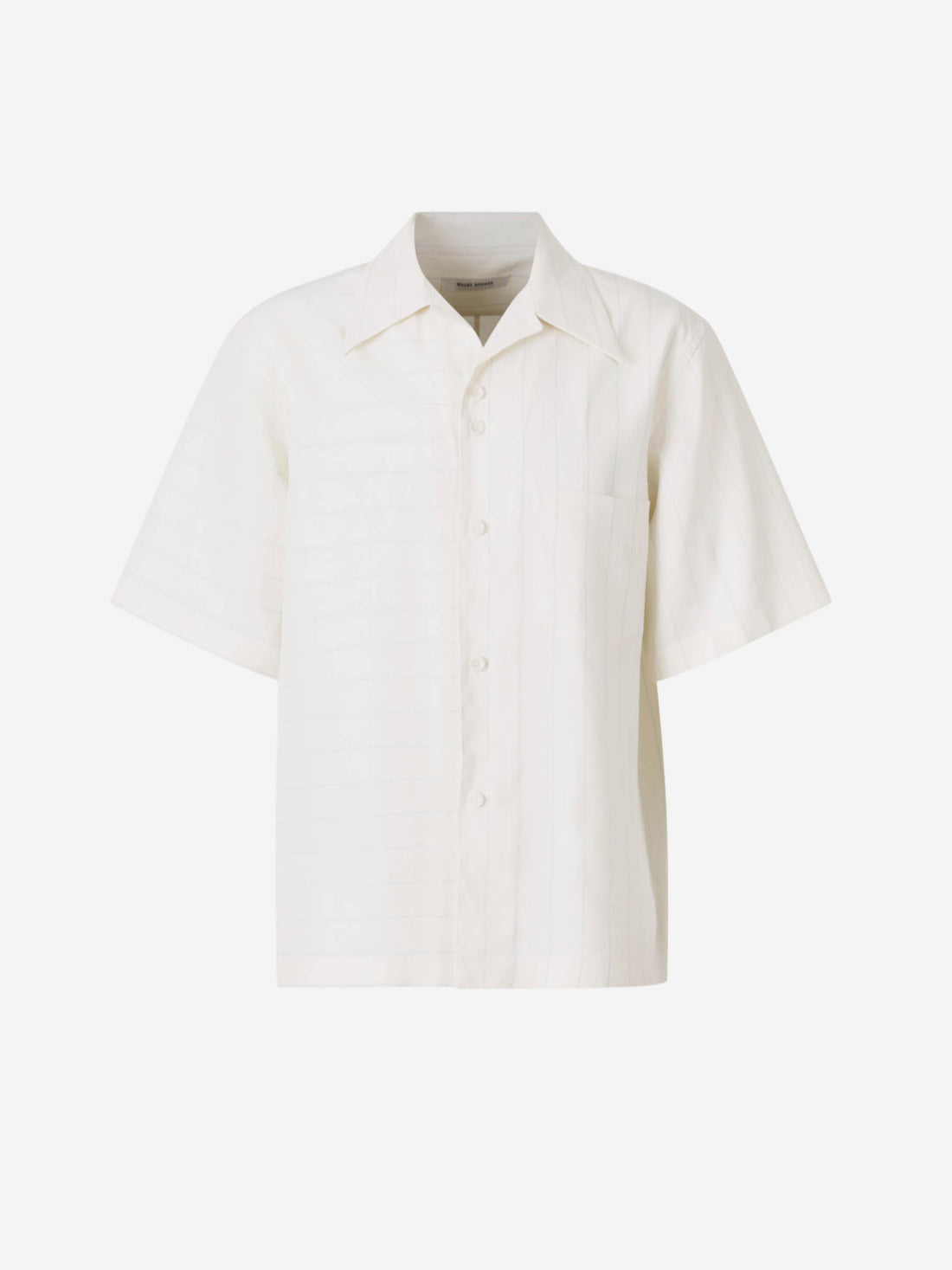 Wales Bonner Hombre Barcelona Camisa Lino Rayas color Crema sku 532-000658 01 - Foto 1
