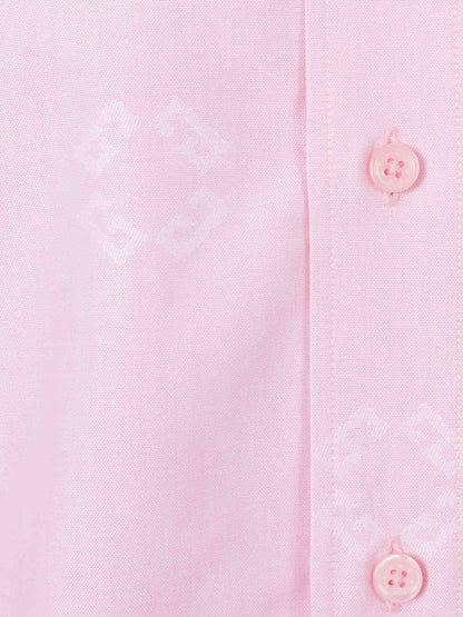 Outlet online Givenchy Hombre Camisa Logo Algodón color Rosa Palo sku 532-000664 01 - Foto 4