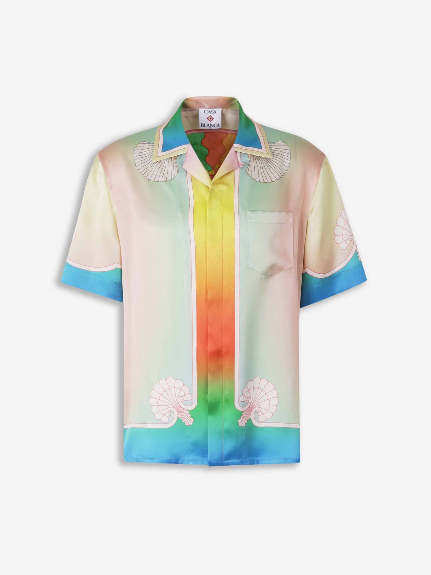 Outlet online Casablanca Hombre Camisa Seda Estampada color Multicolor sku 532-000684 02 - Foto 1