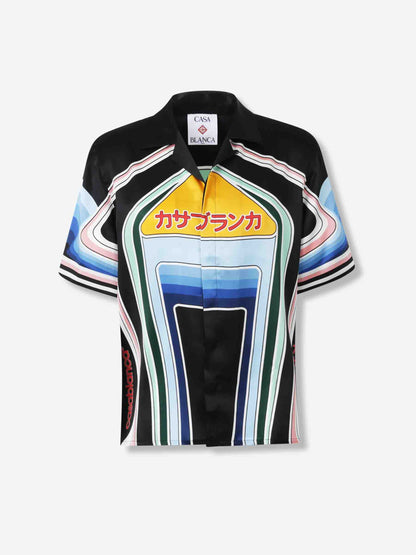 Outlet online Casablanca Hombre Camisa Graphic Mountain color Multicolor sku 532-000685 02 - Foto 1