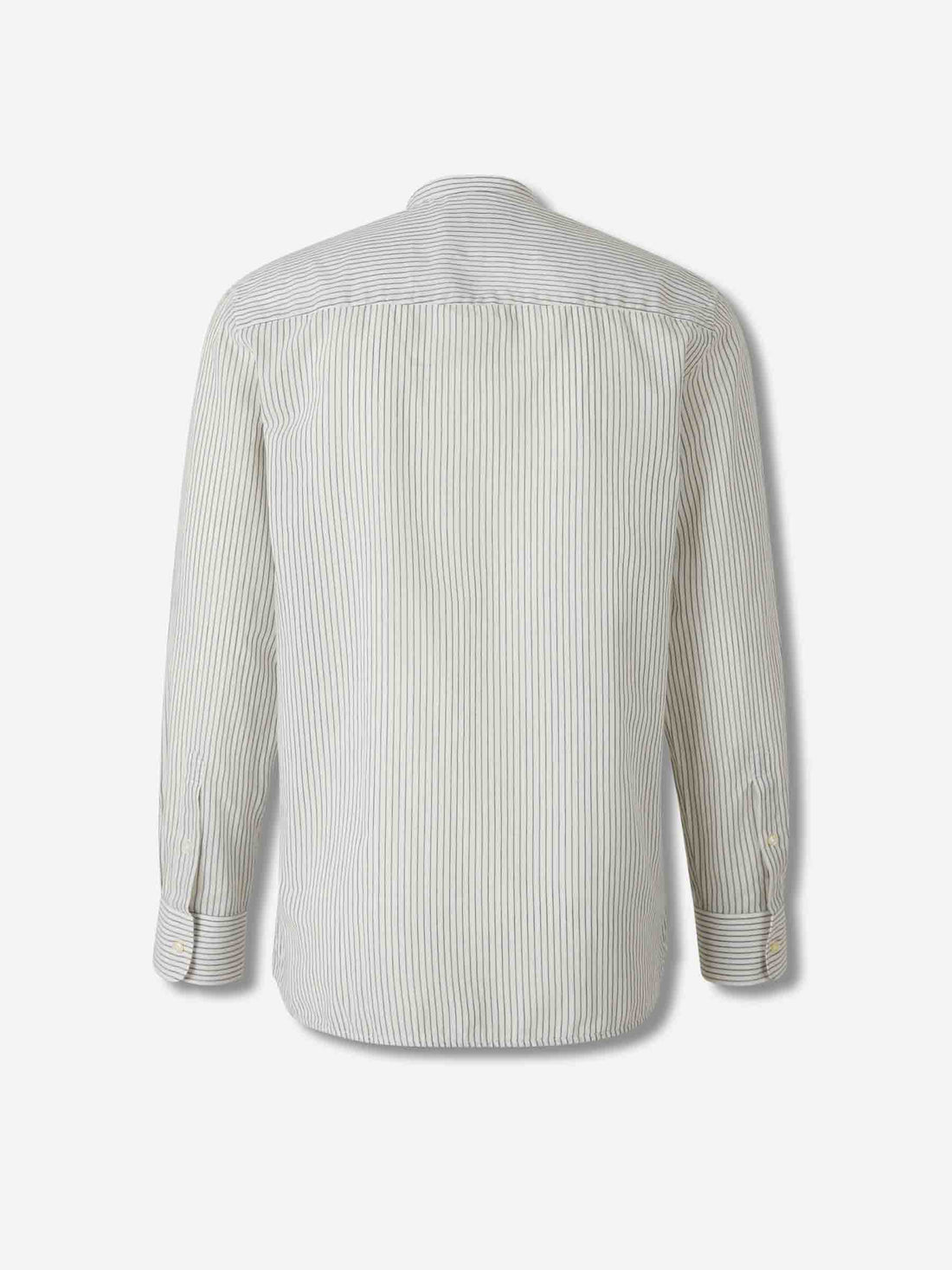 Outlet online Officine Générale Hombre Camisa algodón rayas color Blanco sku 532-000695 01 - Foto 2