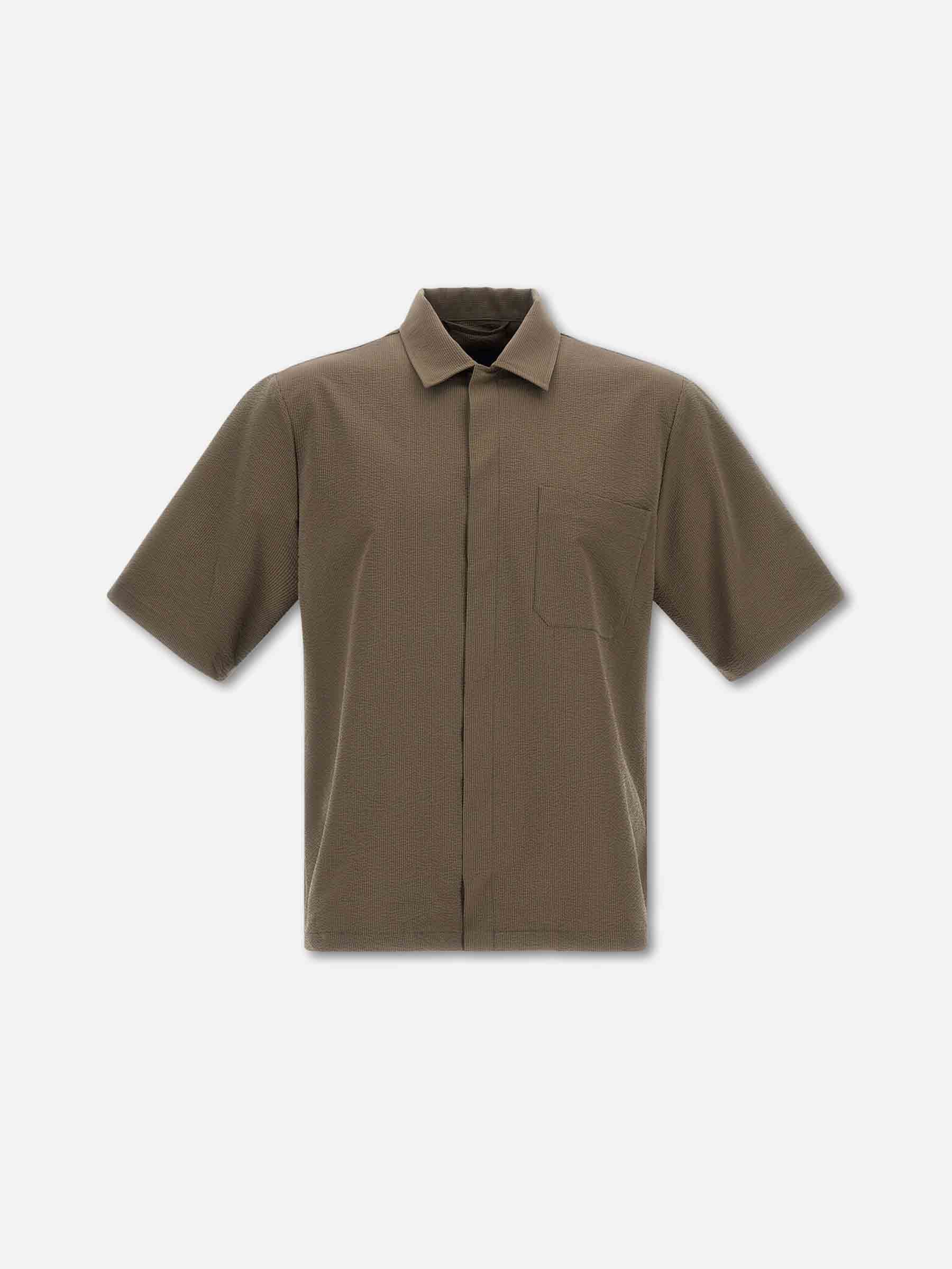 Outlet online Herno Hombre Camisa de manga corta color Marrón sku 532-000697 01 - Foto 1