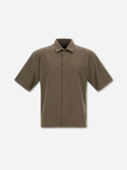 Outlet online Herno Hombre Camisa de manga corta color Marrón sku 532-000697 01 - Foto 1