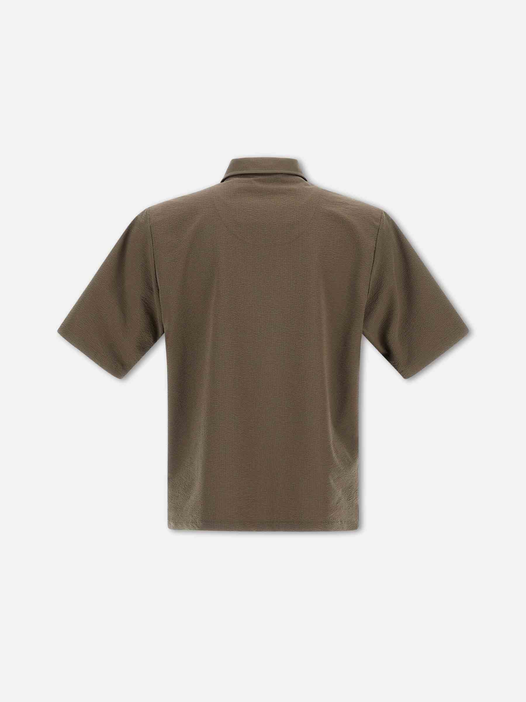 Outlet online Herno Hombre Camisa de manga corta color Marrón sku 532-000697 01 - Foto 3