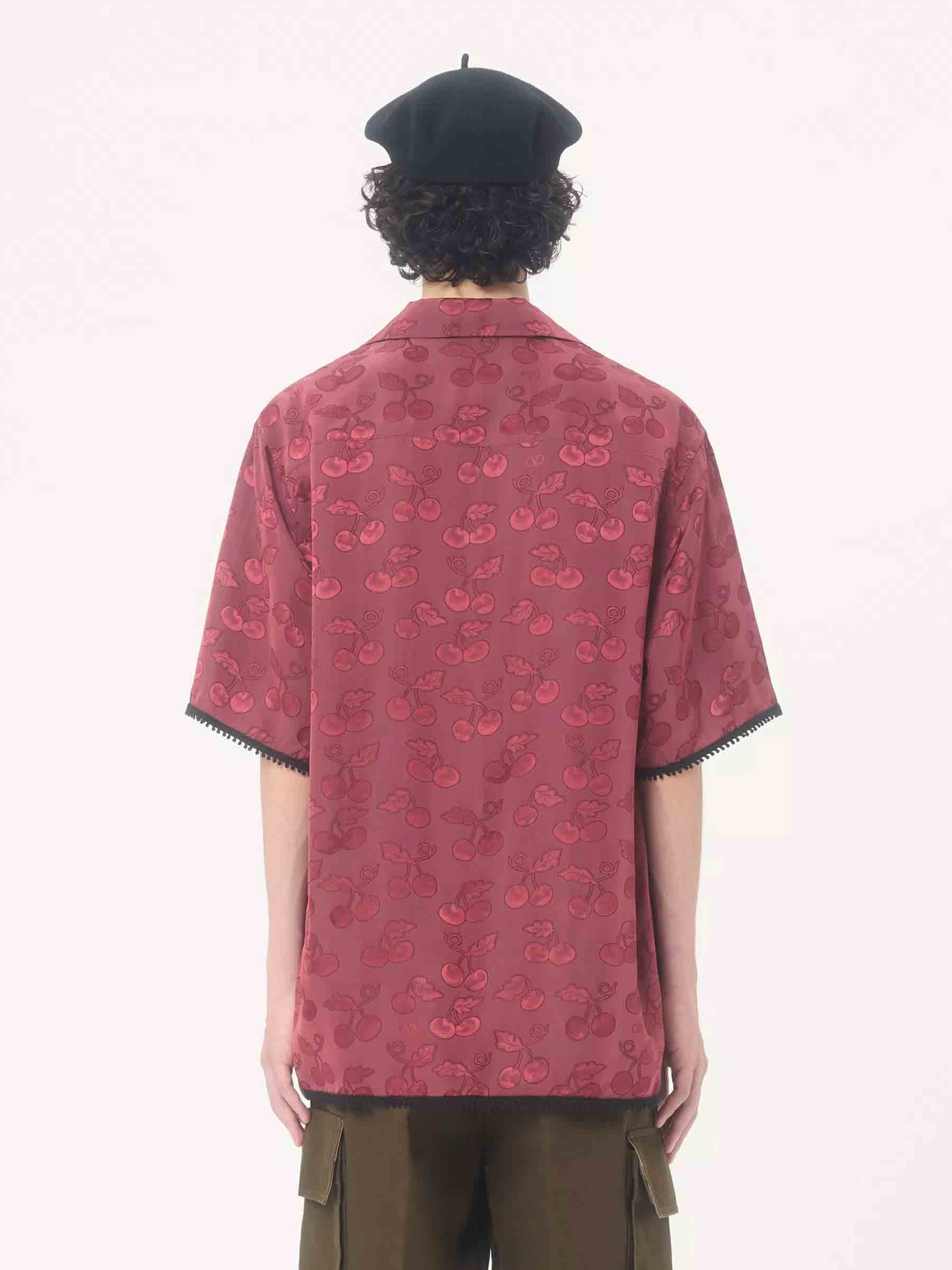 Valentino Hombre Barcelona Camisa Casual Cherryfic color Rojo sku 532-000715 01 - Foto 3