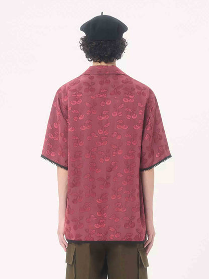 Valentino Hombre Barcelona Camisa Casual Cherryfic color Rojo sku 532-000715 01 - Foto 3