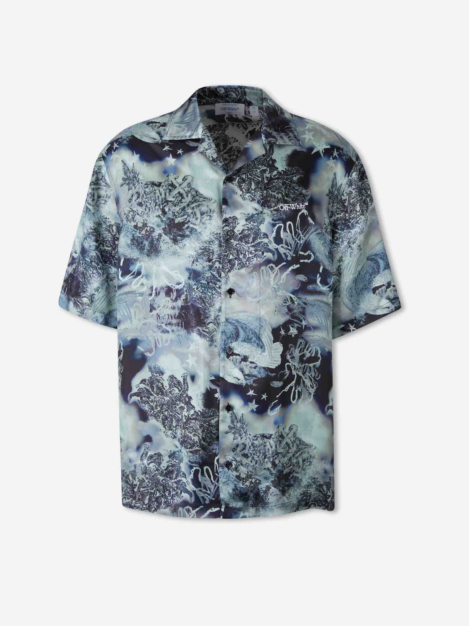Off-White Hombre Barcelona Camisa Casual Estampada color Azul sku 532-000744 01 - Foto 1