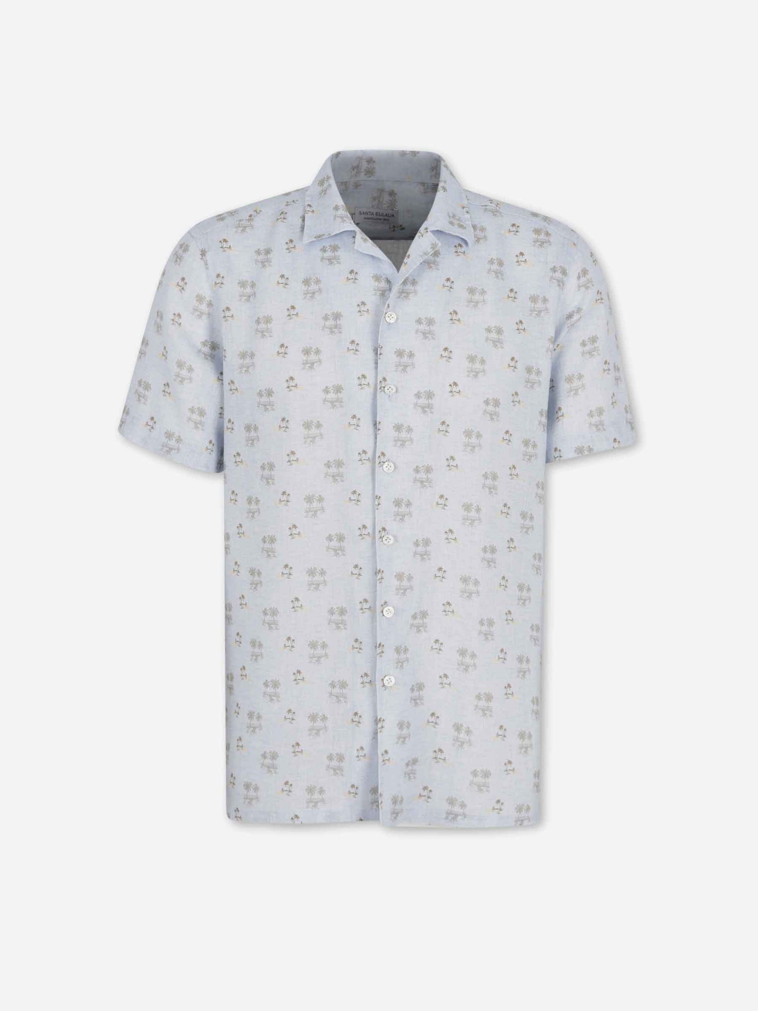 Outlet online Santa Eulalia Hombre Camisa Estampada color Azul Celeste sku 532-000761 01 - Foto 1