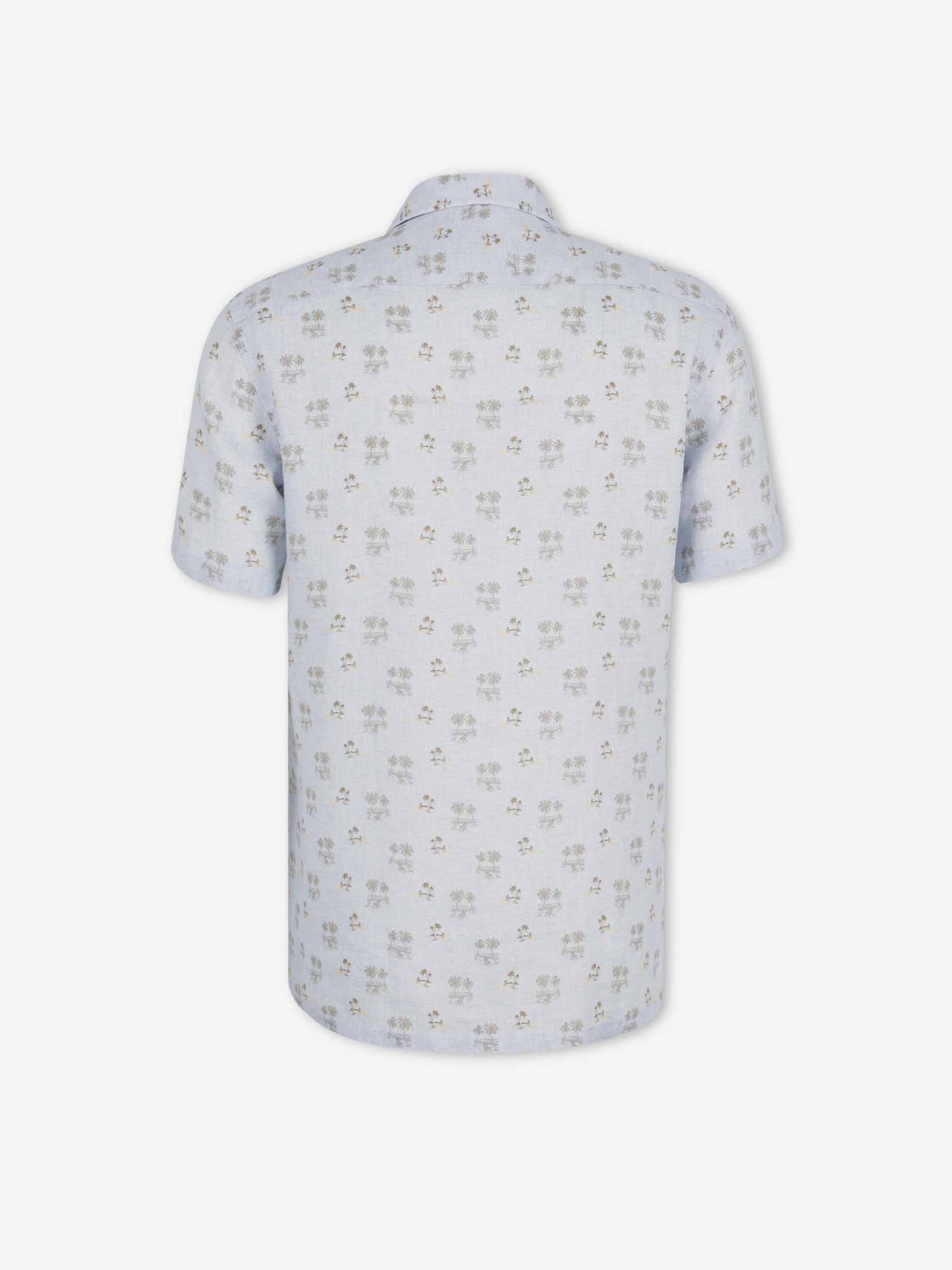Outlet online Santa Eulalia Hombre Camisa Estampada color Azul Celeste sku 532-000761 01 - Foto 2